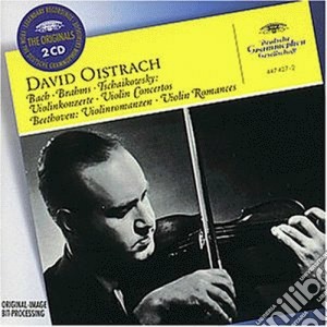 David Oistrakh: Violin Concertos - Bach, Brahms, Tchaikovsky, Beethoven (2 Cd) cd musicale di OISTRAKH