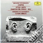 Karlheinz Stockhausen / Gyorgy Kurtag - Gruppen, Grabstein fur Stephan cd