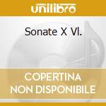 Sonate X Vl. cd musicale di JUILLET/ROGE