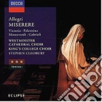Allegri: Miserere - Latin Church Music - Allegri, Palestrina, Lotti, Monteverdi.. cd