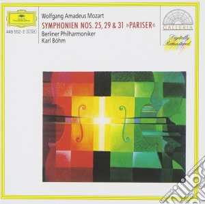 Wolfgang Amadeus Mozart - Symphony No.25,29&31 Pariser cd musicale di BOHM