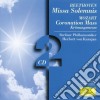 Ludwig Van Beethoven / Wolfgang Amadeus Mozart - Missa Solemnis, Coronation Mass (2 Cd) cd