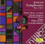 Gustav Mahler - Symphonies Nos.2, 4 (2 Cd) cd