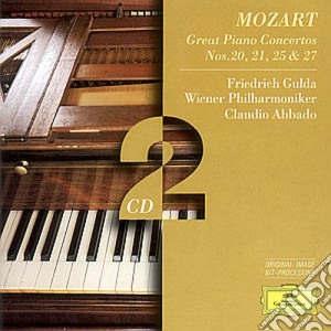 Wolfgang Amadeus Mozart - Piano Concertos Nos. 20, 21, 25 & 27 (2 Cd) cd musicale di GULDA