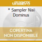 * Sampler Nisi Dominus cd