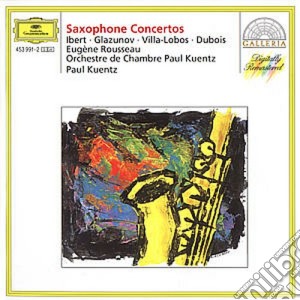 Saxophone Concertos: Ibert, Glazunov, Villa-Lobos, Dubois cd musicale di ARTISTI VARI