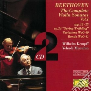 Ludwig Van Beethoven - The Complete Violin Sonatas Vol.1 (2 Cd) cd musicale di MENUHIN
