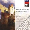Felix Mendelssohn - Symphony No.3 4 & 5 cd