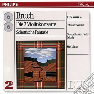 Max Bruch - The Complete Violin Concertos (2 Cd) cd musicale di ACCARDO