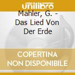 Mahler, G. - Das Lied Von Der Erde cd