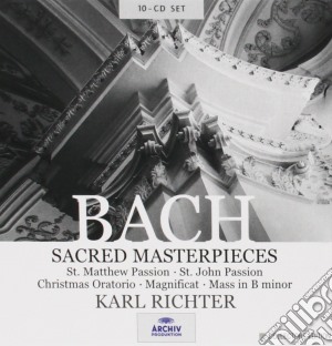Johann Sebastian Bach - Sacred Masterpieces (10 Cd) cd musicale di RICHTER