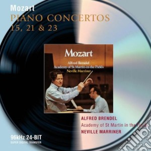 Wolfgang Amadeus Mozart - Piano Concertos 15, 21 & 23 cd musicale di Brendel/asmif/marrin