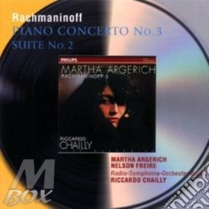Sergej Rachmaninov - Piano Concerto 3 / suite 2 cd musicale di ARGERICH