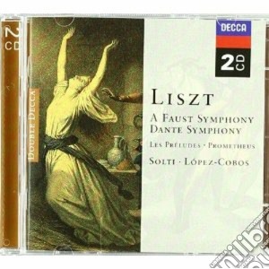 Franz Liszt - A Faust Symphony, Dante Symphony (2 Cd) cd musicale di SOLTI