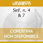 Sinf. n. 4 & 7 cd