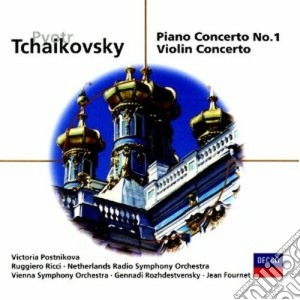 Pyotr Ilyich Tchaikovsky - Piano Concerto No.1, Violin Concerto cd musicale di Postnikova/ricci