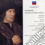 Cleobury / Willcocks - Miserere: Sacred Choral Music cd