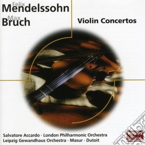 Felix Mendelssohn / Max Bruch - Violin Concertos cd musicale di Accardo/dutoit