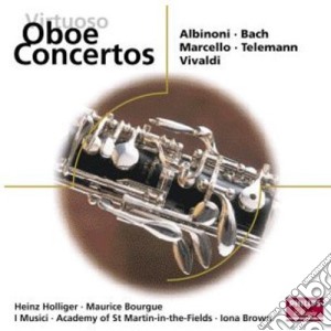 Virtuoso Oboe Concertos: albinoni, Bach, Marcello, Telemann, Vivaldi cd musicale di HOLLIGER