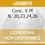 Conc. X Pf N. 20,23,24,26 cd