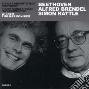 Ludwig Van Beethoven - Piano Concertos No.5 & No.23 cd musicale di BRENDEL/RATTLE