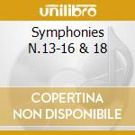 Symphonies N.13-16 & 18 cd musicale di MOZART