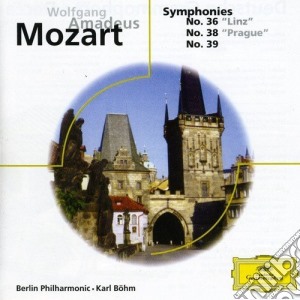 Wolfgang Amadeus Mozart - Symphony No.36 38, 39 cd musicale di Bohm
