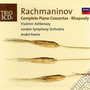 Sergej Rachmaninov - Complete Piano Concertos, Rhapsodies (3 Cd) cd musicale di ASHKENAZY