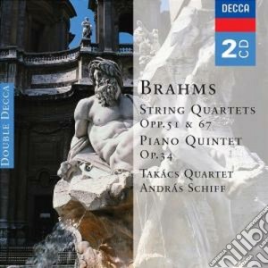 Johannes Brahms - String Quartets & Piano Quintet (2 Cd) cd musicale di Quart. Takacs