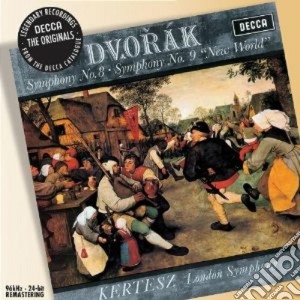 Antonin Dvorak - Symphony No.8, 9 cd musicale di KERTESZ