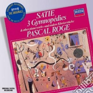 Erik Satie - 3 Gymnopedies cd musicale di ROGE'