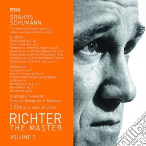 Johannes Brahms / Robert Schumann - Sonatas - Richter (2 Cd) cd musicale di RICHTER