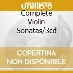 Complete Violin Sonatas/3cd cd