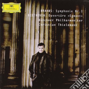 Ludwig Van Beethoven / Johannes Brahms - Egmont Overture, Symphony No.1 cd musicale di THIELEMANN
