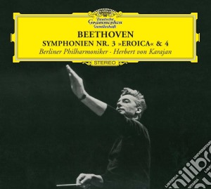 Ludwig Van Beethoven - Symphony Nos.3 & 4 cd musicale di Karajan/bp
