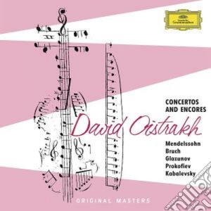 David Oistrakh: Concertos And Encores - Mendelssohn, Bruch, Glazunov.. (3 Cd) cd musicale di OISTRAKH