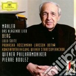 Gustav Mahler / Berg - Das Klagende Lied / Lulu Sui - Prohaska / Boulez / Wp