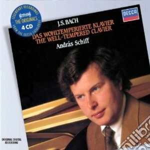 Johann Sebastian Bach - The Well-Tempered Clavier (4 Cd) cd musicale di SCHIFF
