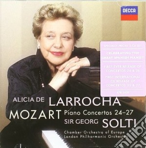 Wolfgang Amadeus Mozart - Piano Concertos Nos.24 - 27 (2 Cd) cd musicale di Larroccha/solti De