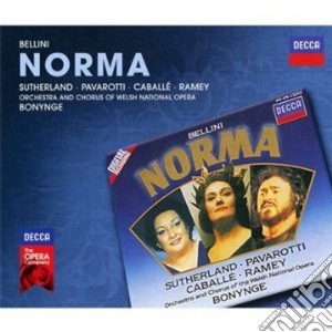 Vincenzo Bellini - Norma (3 Cd) cd musicale di Pavarotti/sutherland