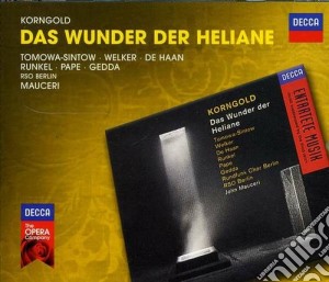 Erich Wolfgang Korngold - Das Wunder Der Heliane (3 Cd) cd musicale di Tomowa-sintow/maucer