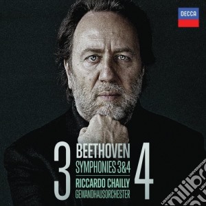 Ludwig Van Beethoven - Symphonies Nos.3, 4 cd musicale di Chailly/gol