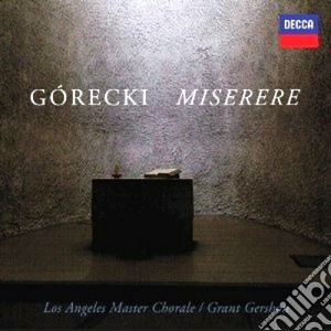 Henryk Gorecki - Miserere cd musicale di Los angeles master c