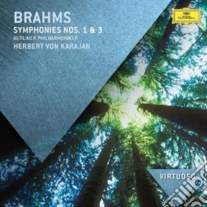 Johannes Brahms - Symphony No.1 & 3 cd musicale di Karajan/bp