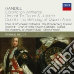 Georg Friedrich Handel - Coronation Anthems (2 Cd) cd