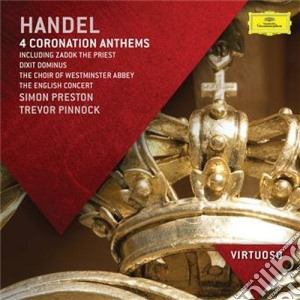 Georg Friedrich Handel - 4 Coronation Anthems cd musicale di Preston
