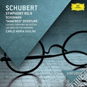 Franz Schubert / Robert Schumann - Symphony No.9 - Manfred Overture cd musicale di Giulini/cso