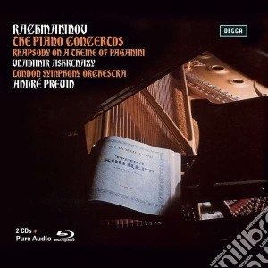 Sergej Rachmaninov - Conc. Per Pf 1 - 4 Deluxe Ed (2 Cd+ Blu-Ray Audio) cd musicale di Ashkenazy/previn