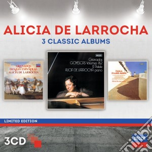 Alicia De Larrocha - 3 Classic Albums (3 Cd) cd musicale di Larrocha De