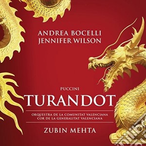 Giacomo Puccini - Turandot (2 Cd) cd musicale di Bocelli/valenciana Or/mehta